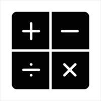 Check this carefully crafted calculator design in trendy style, ready to use vector