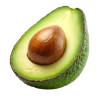 Isolated Avocado. A Sliced Avocado png