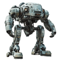Robot in a futuristic setting png
