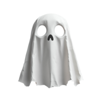 paper ghost with cut out eyes for mask placement . cut out paper ghost for halloween . happy halloween ghost costume isolated. mask mockup of a paper ghost png