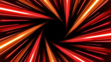 Red Rays Zoom in Motion Effect, Swirl Light Color Trails, Illustration vector
