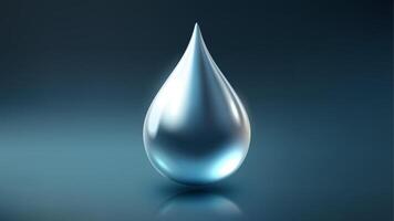 High Quality Clear Oil Drop Isolated on Dark Background, Shiny Droplet, Different From Similar , Illustration vector