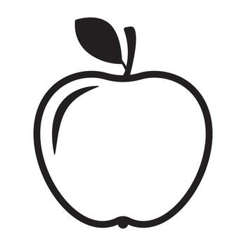 Apple icon. Apple sign symbol for web site and app design. vector