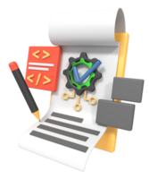 Software engineering and development the testing app concept png