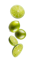 Realistic Lime Composition with Transparent Background png