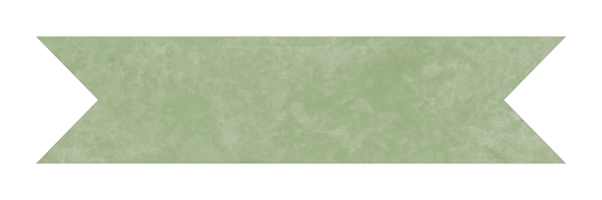 Green Textured Washi Tape with Angled Ends No Background png