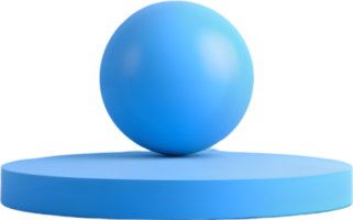 A blue egg on top of a stand png