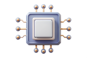 Isometric Flat AI Powered Quantum Circuit Frame concept as A border frame with quantum circuit patterns on the top and bottom edges providing ample copy space in the center. The de png