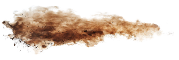 Brown Splatters with Transparent Background, a Perfect Element for Design Projects png