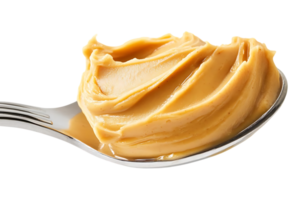 Peanut Butter Spoon - Creamy, Delicious, and Ready to Eat with a Transparent Background png