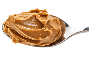 Peanut Butter on a Spoon with a Transparent Background png
