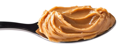 Peanut Butter on a Spoon with a Transparent Background png