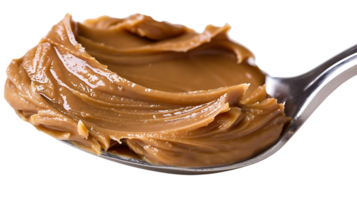 Peanut Butter in a Spoon with a Transparent Background png