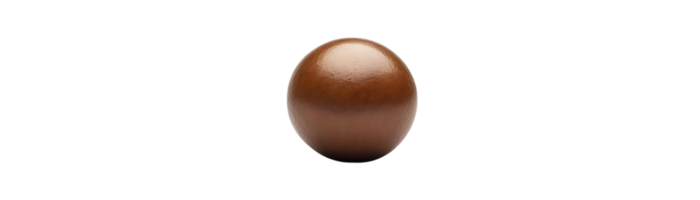 A Single Brown Egg Isolated on a Transparent Background png