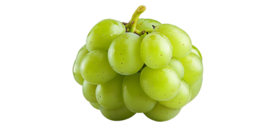 Green Grapes with a Transparent Background, Perfect for Digital Design and Visual Content png