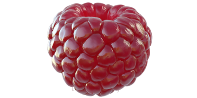 A Single, Ripe Raspberry with a Transparent Background - Delicious, Juicy, and Ready to Eat png