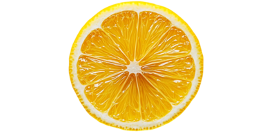 A Sliced Lemon with a Transparent Background, A Bright and Juicy Citrus Fruit png