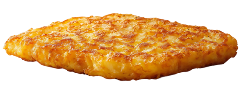 Golden Brown Crispy Hash Brown with Transparent Background, Perfect for Breakfast or Brunch png