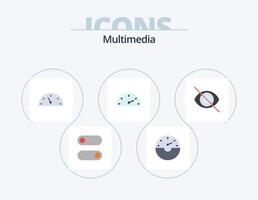 Multimedia Flat Icon Pack 5 Icon Design speed hide disable vector