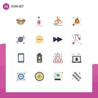 Stock element Icon Pack of 16 Line Signs and Symbols for bag investment web cash failure Editable Pack of Creative element Design Elements vector