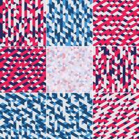 Isometric pattern covers with a modern design and cool colorful backgrounds These are suitable for use as banners placards posters and flyers and are provided as an EPS10 element template vector