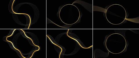 Gold foil texture with a crumpled paper effect vector