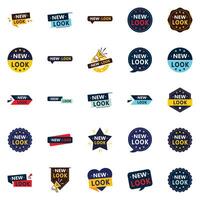 New Look 25 Eyecatching element elements to refresh your brand image vector
