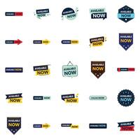 Attract More Customers with Available Now 25 Professional element Banners vector