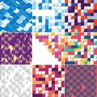 Abstract colorful square background vector