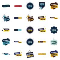 Available Now 25 Customizable element Banners Pack for Design Flexibility vector