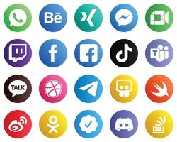 Complete Social Media Icon Pack 20 icons such as and douyin icons High resolution and fully customizable vector