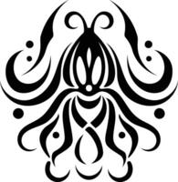 Abstract tribal design, perfect for tattoos, patterns, and graphic design projects vector