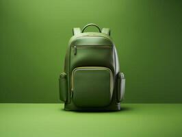 Backpack. Highlighting Sleek Design and Versatile Storage photo