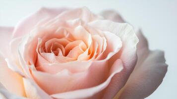 Delicate Pink Rose Close-Up - Soft and Romantic Photography photo