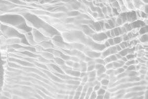 Abstract white transparent water shadow surface texture natural ripple background photo