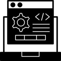 Code Setting Icon Design vector