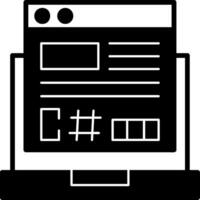 C Sharp Icon Design vector