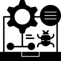 Debug Icon Design vector