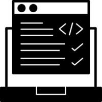 Code Correction Icon Design vector