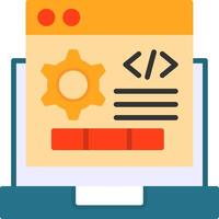 Code Setting Icon Design vector