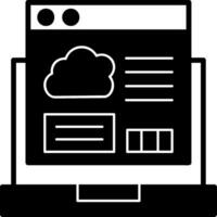Cloud Coding Icon Design vector