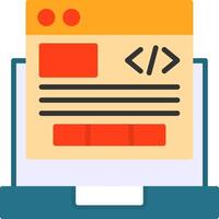 Programming Icon Design vector