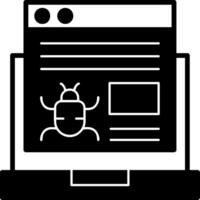 Bug Icon Design vector
