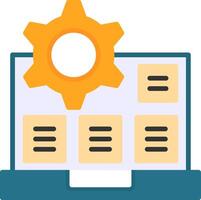 Algorithm Icon Design vector