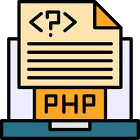 Php File Icon Design vector
