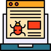 Bug Icon Design vector