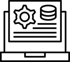 Application Setting Icon Design vector