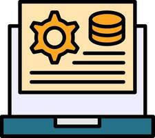 Application Setting Icon Design vector