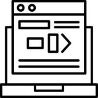 Command Line Icon Design vector