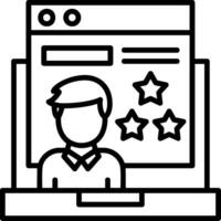 Customer Reviews Icon Design vector